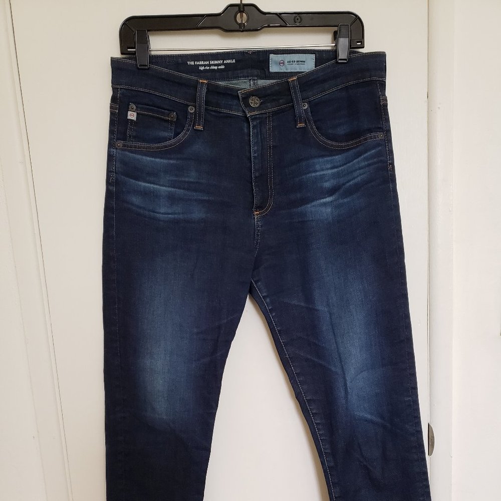 AG Jeans Farrah Skinny Ankle High Rise 30R